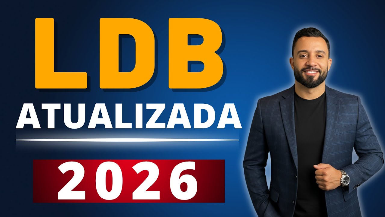 LDB ATUALIZADA 2026 [AULA 01] Concursos para Professor - Lei de Diretrizes e Bases da Educação