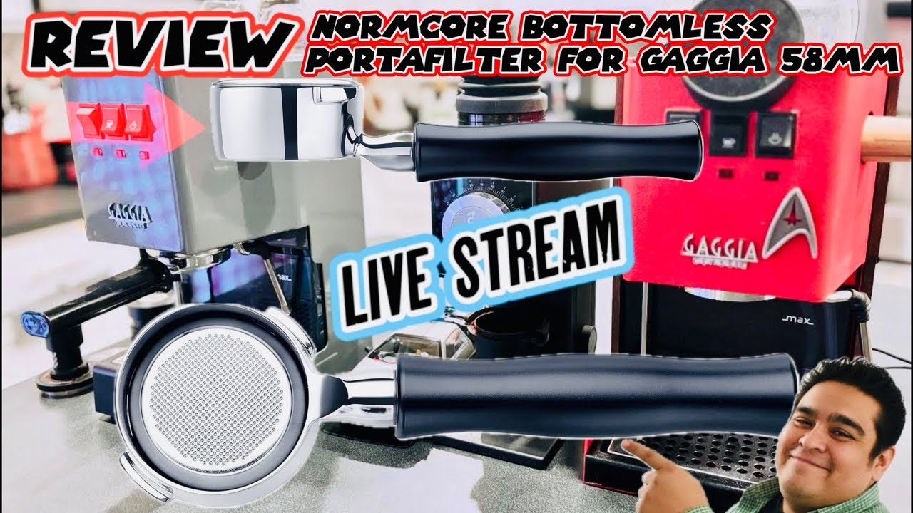 LIVE Espresso Shots! Normcore Bottomless Portafilter on Gaggia 58mm + Good Brothers Coffee