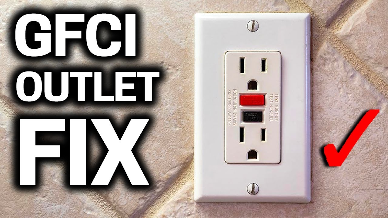 Как заменить розетку GFCI, если она не работает?