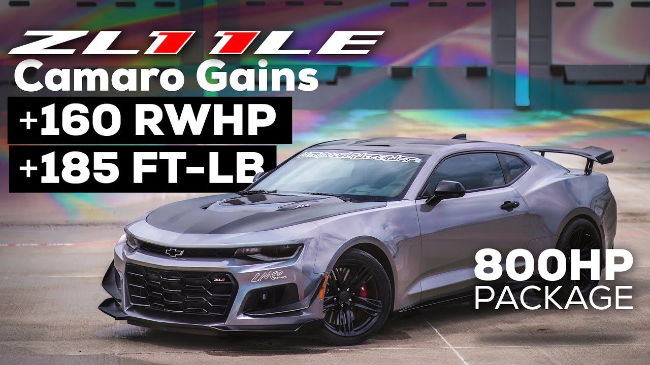 Add substantial horsepower to your 6th Gen Camaro ZL1 1LE with this upgrade package