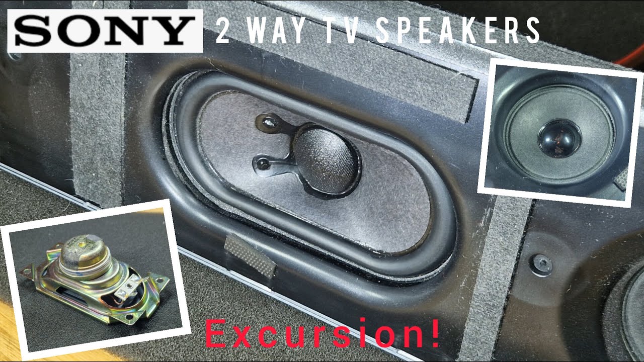 Huge Sound! | Sony 2 Way Plasma Tv Speakers - TEST