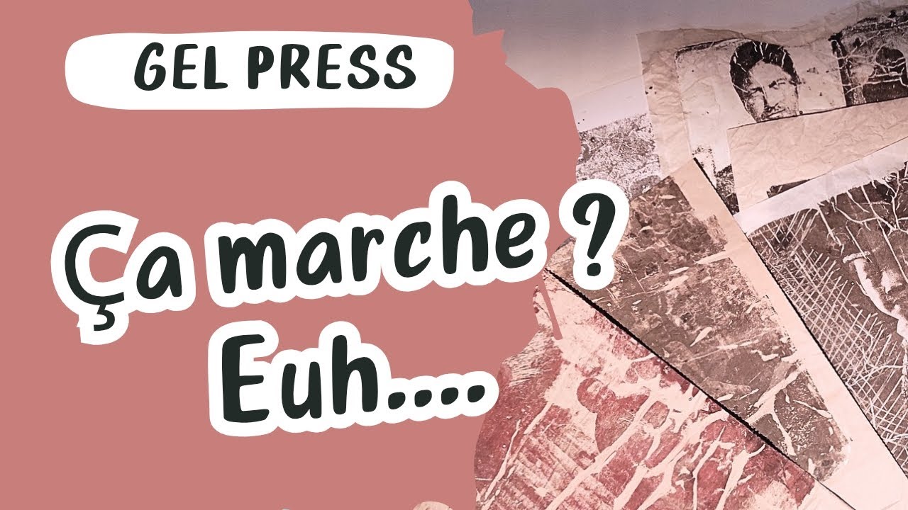 Encore des essais de transferts Gel Press...