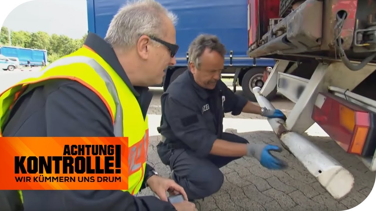 Autodach kann abgerissen werden! Die Gefahr von defekten LKW! | Achtung Kontrolle | kabel eins