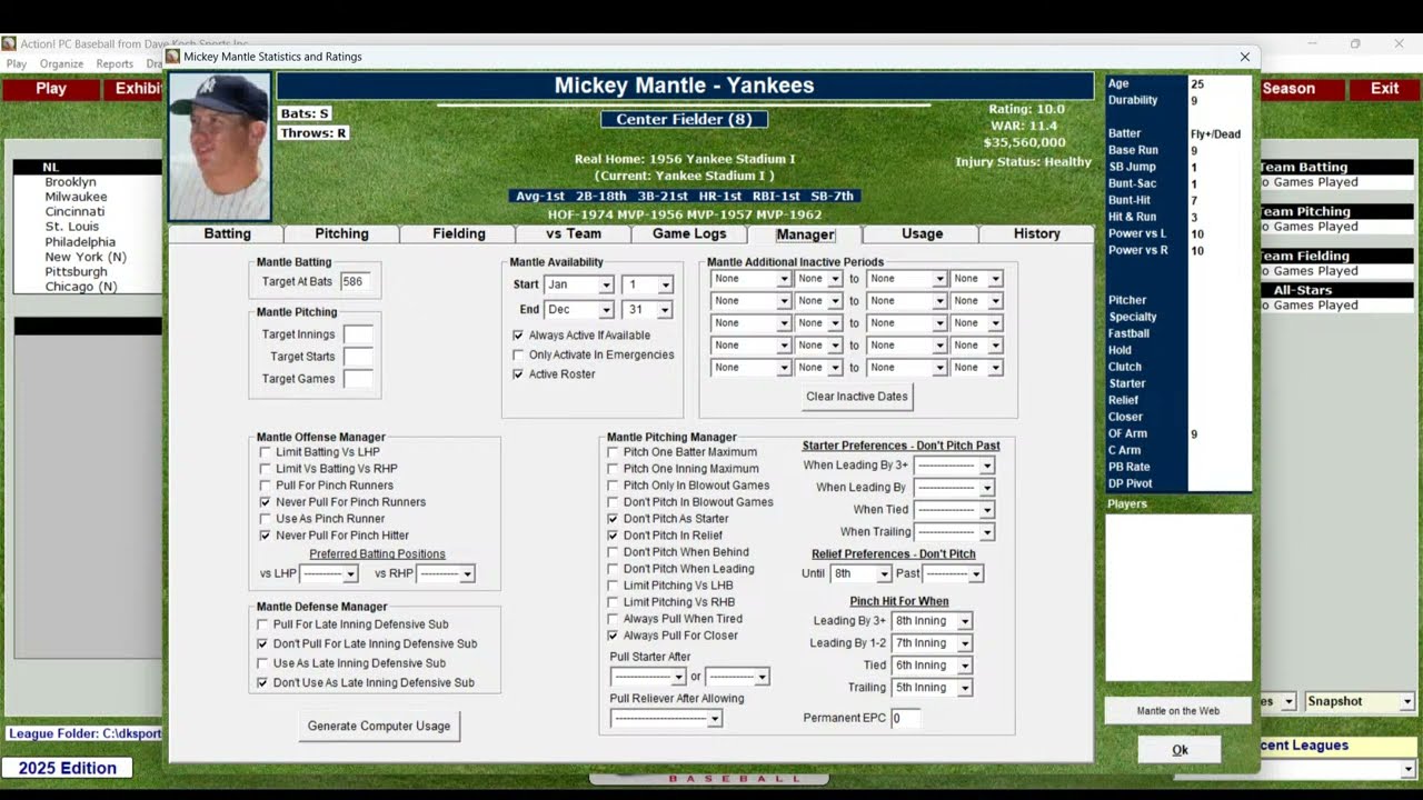 Action PC Baseball 2025: A First Look
