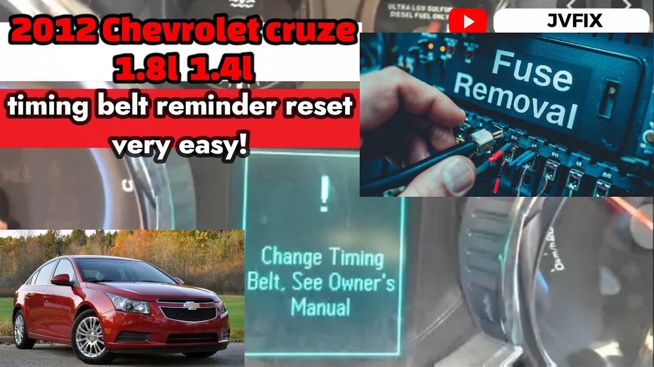 Как сбросить индикатор обслуживания ремня ГРМ. Chevrolet Cruze 1.8 л 1.4 л 2010-2014 гг.