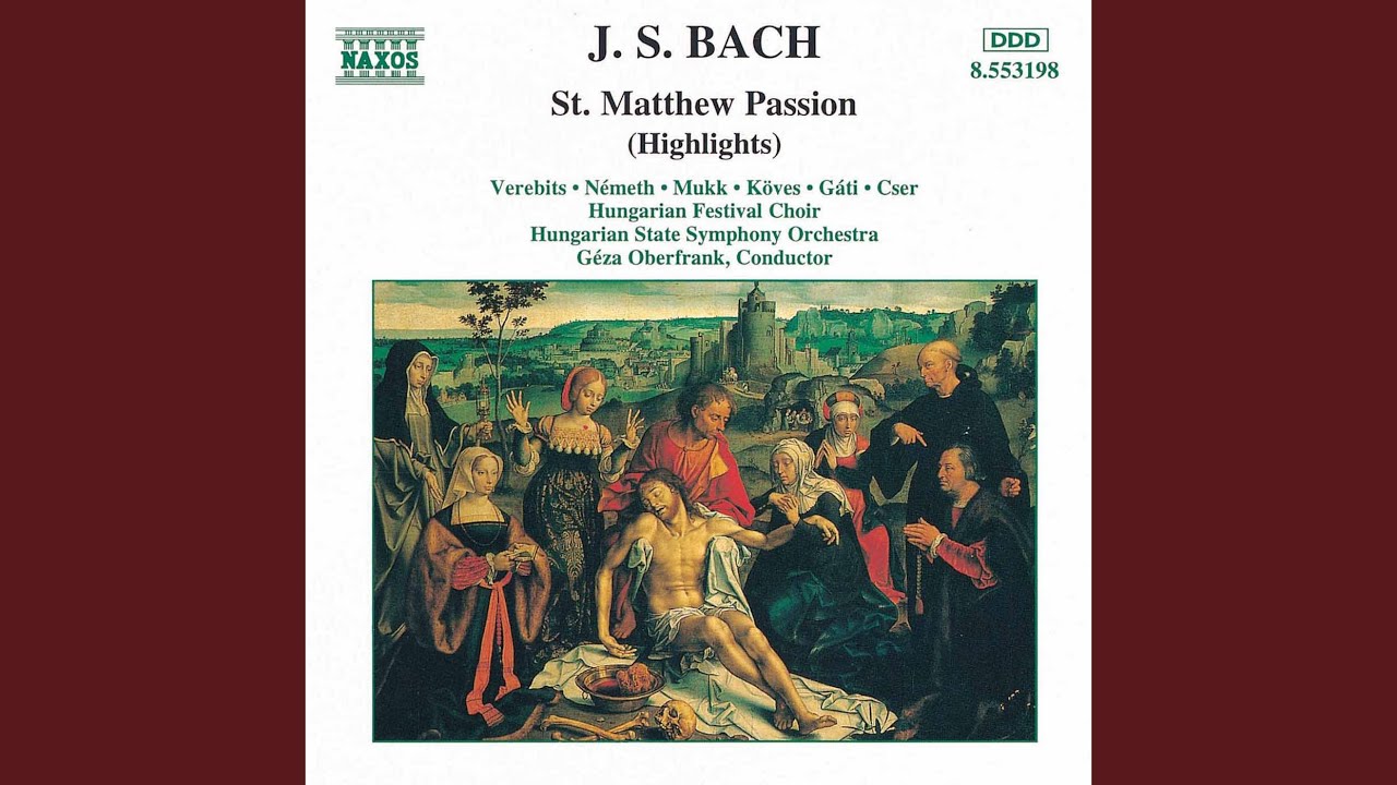 St. Matthew Passion, BWV 244: No. 39 Arie (Alt) : Erbarme dich, mein Gott!