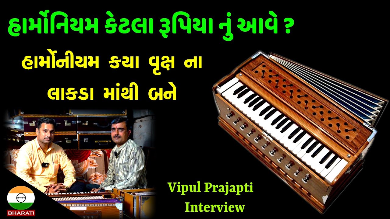 અલખ હાર્મોનિયમ - વિપુલ પ્રજાપતિ સાથે મુલાકાત  - harmonium maker vipul prajapati interview Part 02