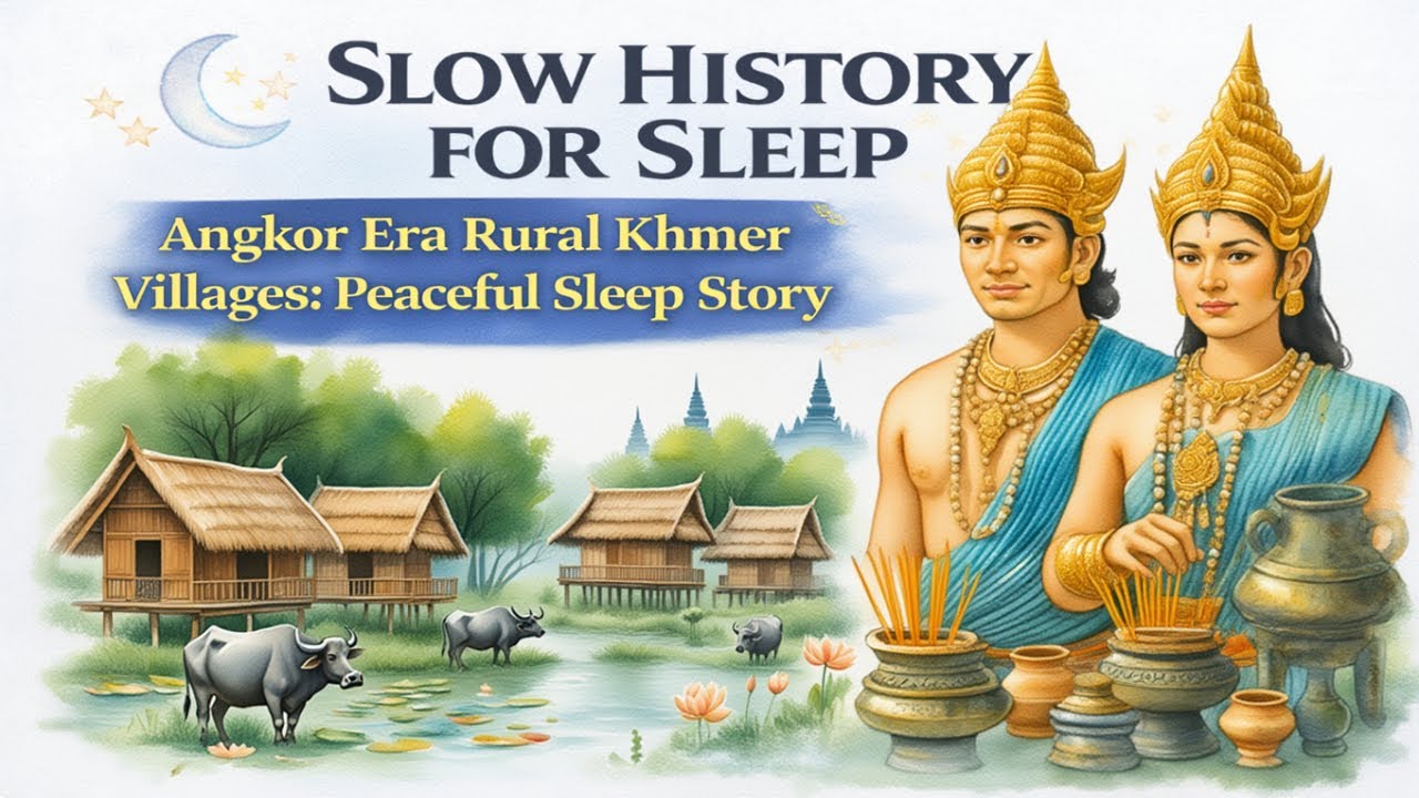 Angkor Era Rural Khmer Villages: Peaceful Sleep Story