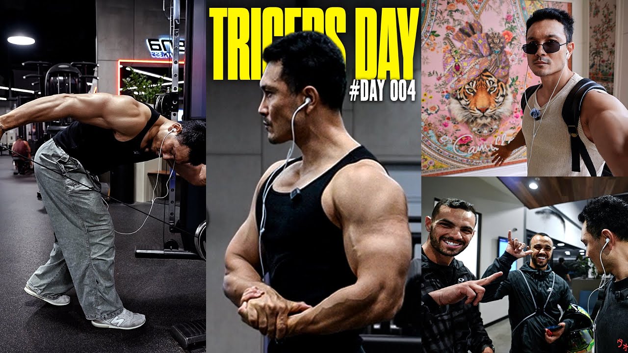 TRICEPS workout in the best Gym in Goldcoast Australia 🇦🇺