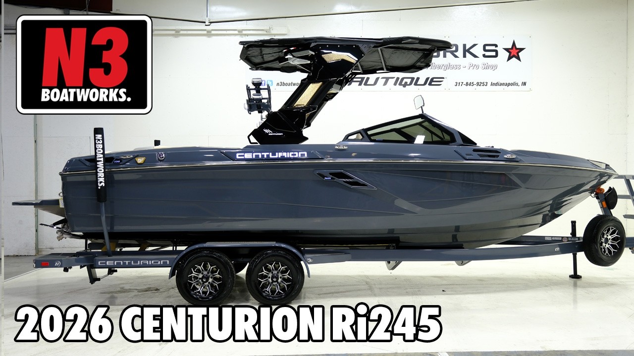 2026 Centurion Ri245 - Charcoal - Walk Through || N3 Boatworks