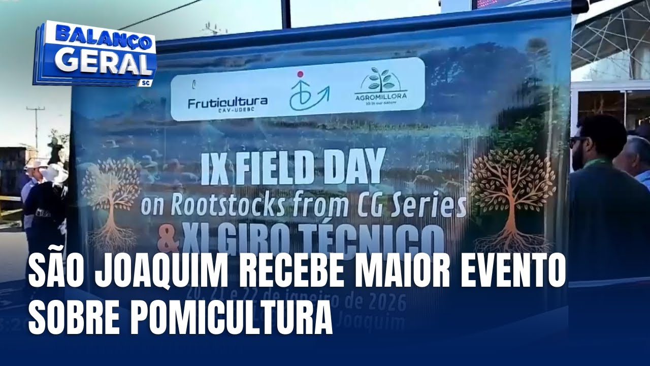 Serra Catarinense se destaca nacionalmente na produção de maçã
