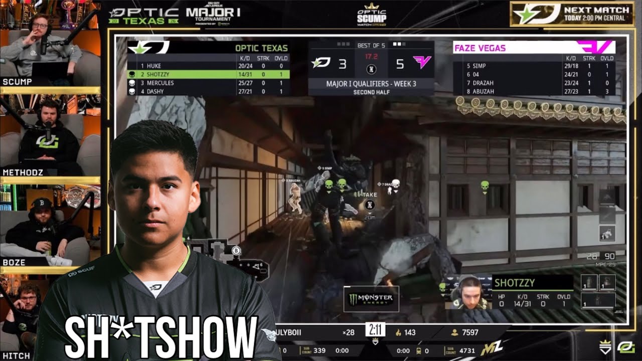 Scump MAD After Shotzzy go double negative “Wtf” 😱