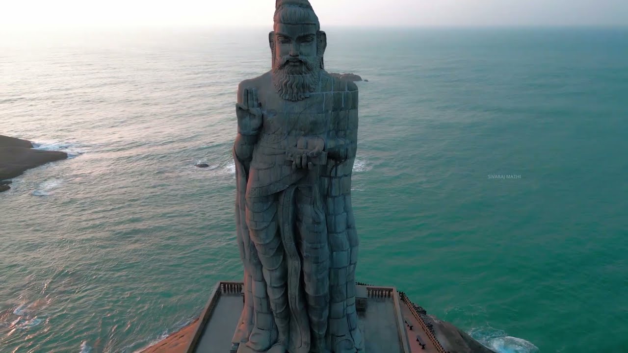 Discovering the Majestic Thiruvalluvar Statue in Kanyakumari: A Marvel of Tamil Nadu!