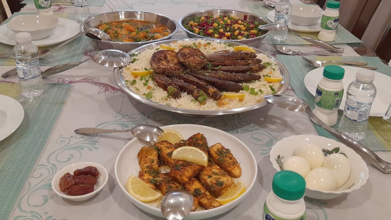KEGIATAN TKW DI DAPUR ARAB || MASAK NASI PUTIH DAN IKAN GORENG UNTUK MAKAN SIANG MJKN DAN ANAK²NYA