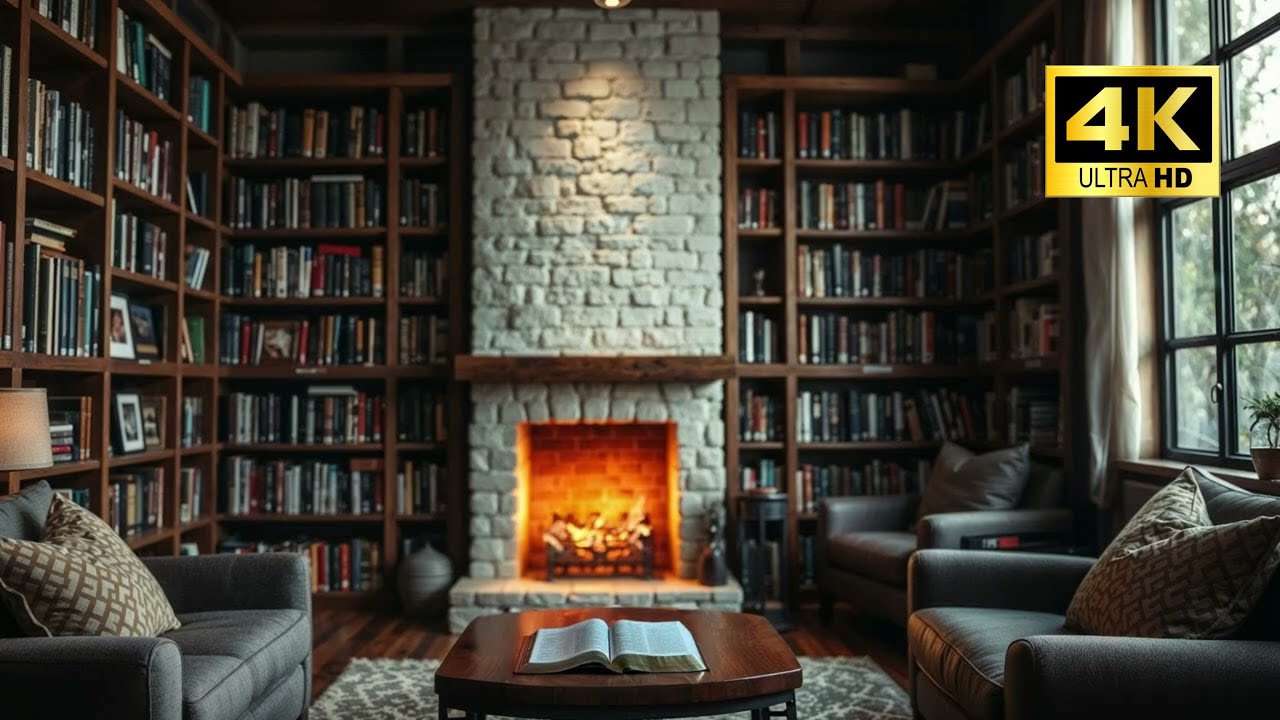 🔥 Warm Crackling Fireplace | Cozy Fire Sounds for Relaxation & Sleep