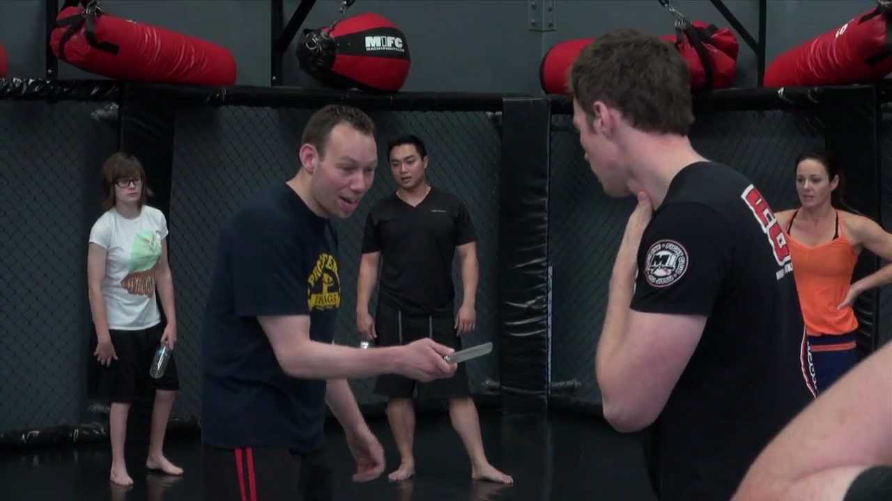 Knife Defence with Pro Defence Krav Maga - One of the best self defence systems