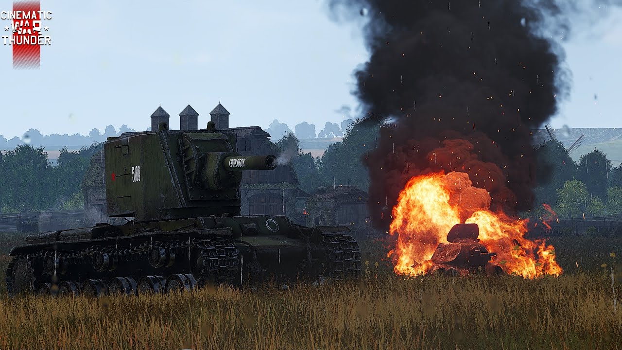KV-2 Last Stand &mdash; One Big Giant Russian Tank vs German Panzers (Russia 1941) | War Thunder Cinematic