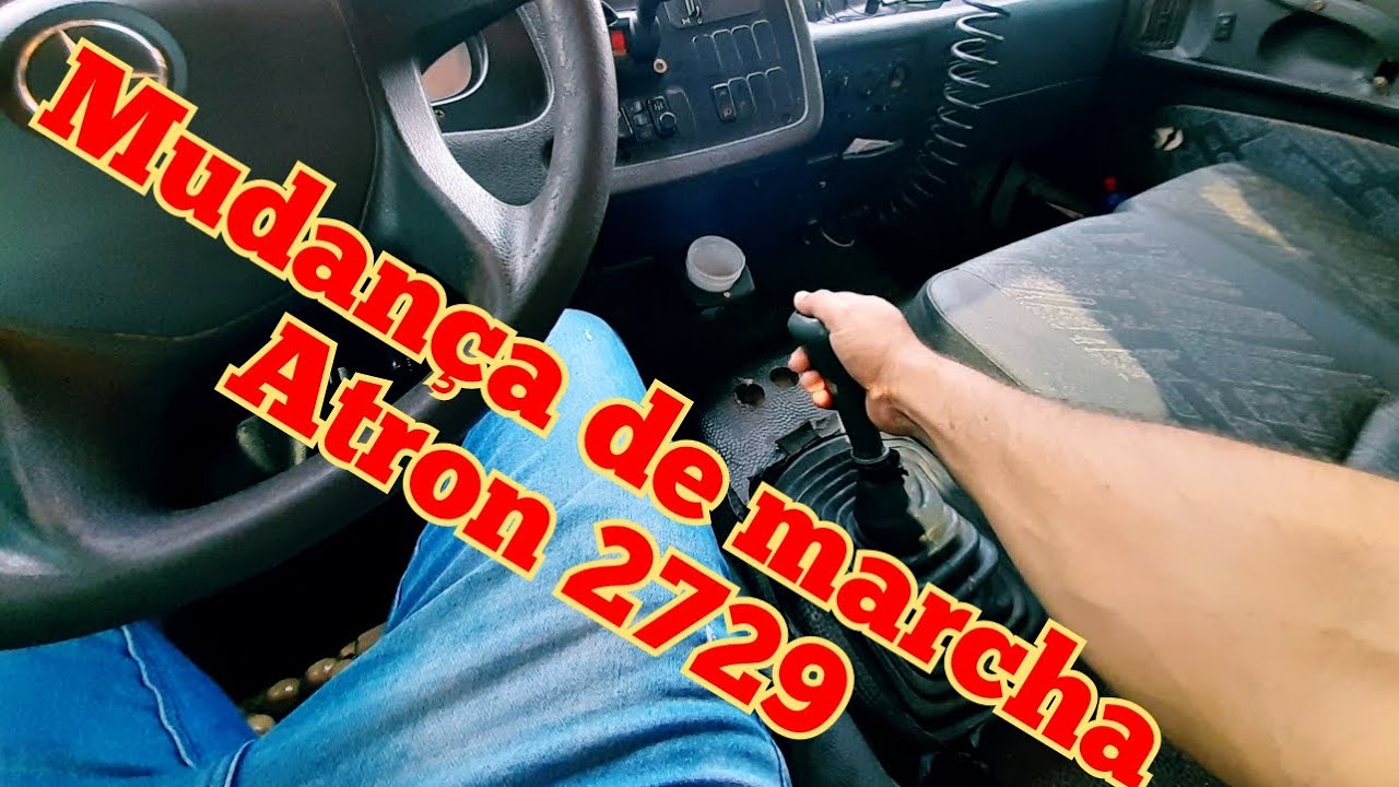 como trocar marcha caminhão Mercedes 2729/caminhão atron