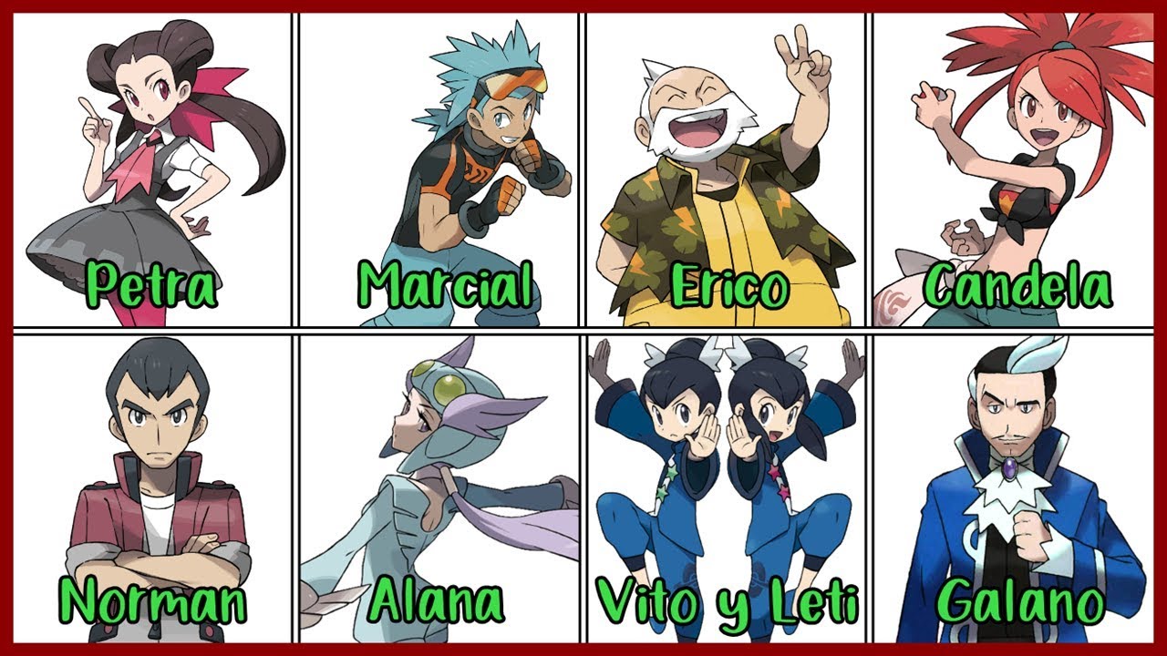 Pokémon Esmeralda | Los 8 Líderes de Gimnasio de Hoenn