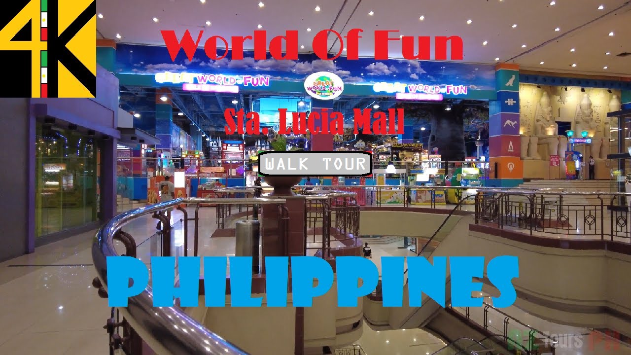 4K | World Of Fun Walk Tour in Sta. Lucia Mall Cainta Rizal Philippines