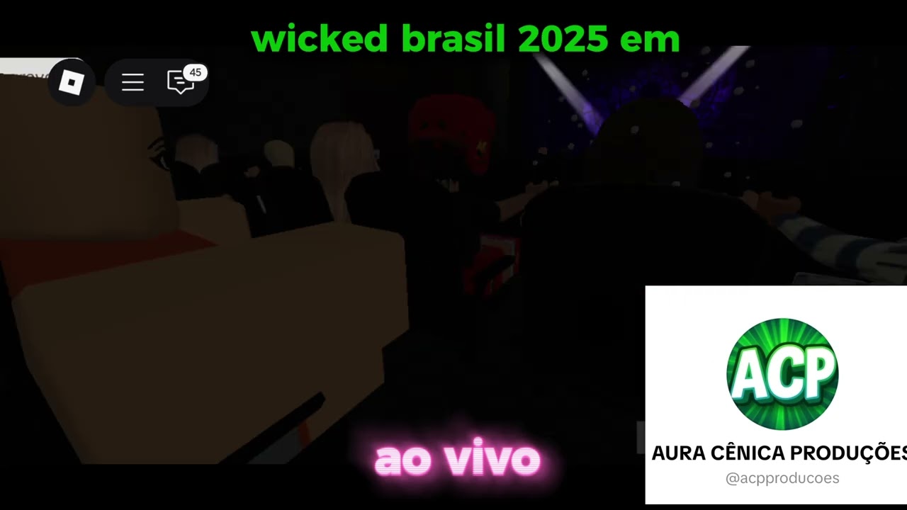Wicked brasil 2025 ao vivo aura cênica produções 