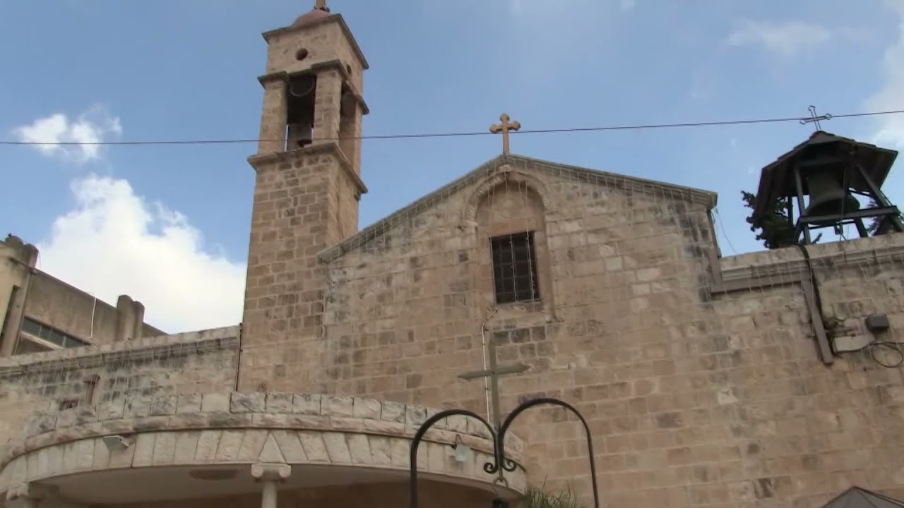Biserica Ortodoxă a Bunei-Vestiri din Nazaret construită deasupra izvorului Sfintei Fecioare Maria