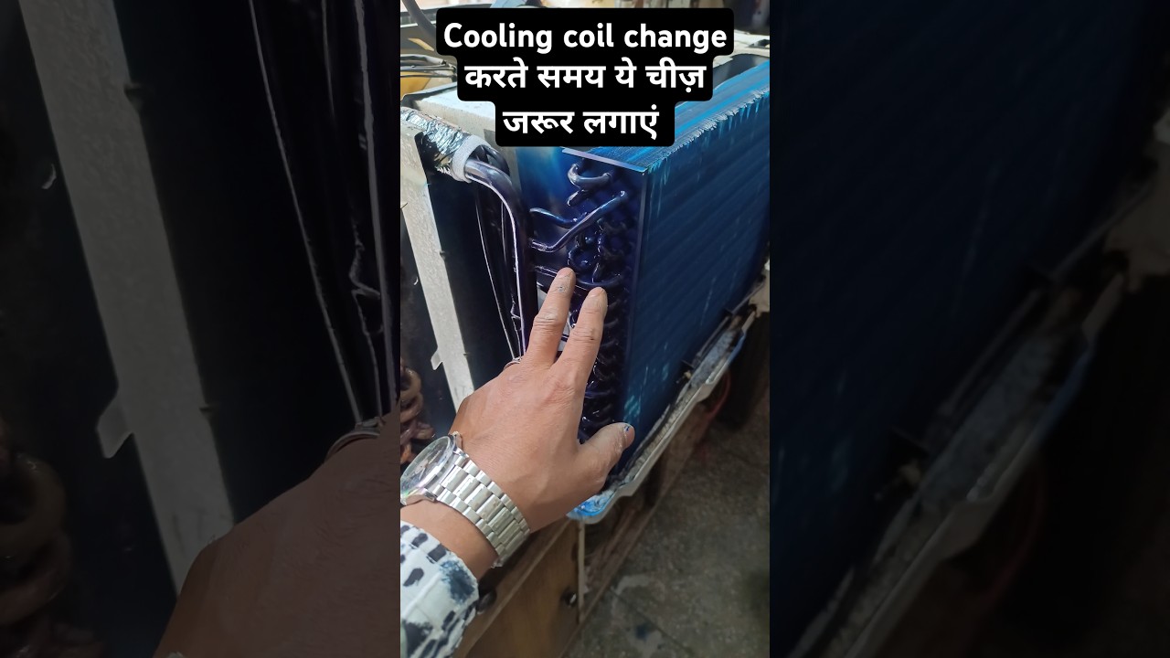 How to change window ac cooling coil 