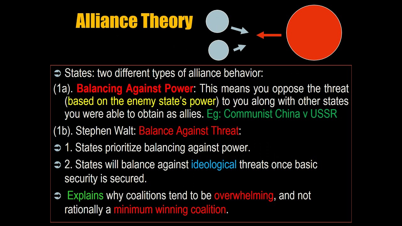003 Causes of War Lecture 8 The Balance of Power