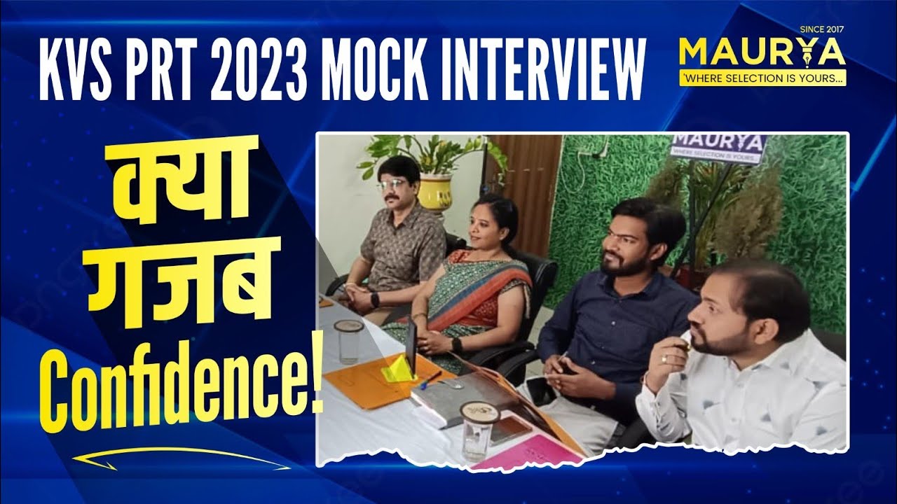 KVS Mock Interview #1 #prt #tgt #pgt #kvs #preparation #interview ऐसे दे l #tips #demo #teaching