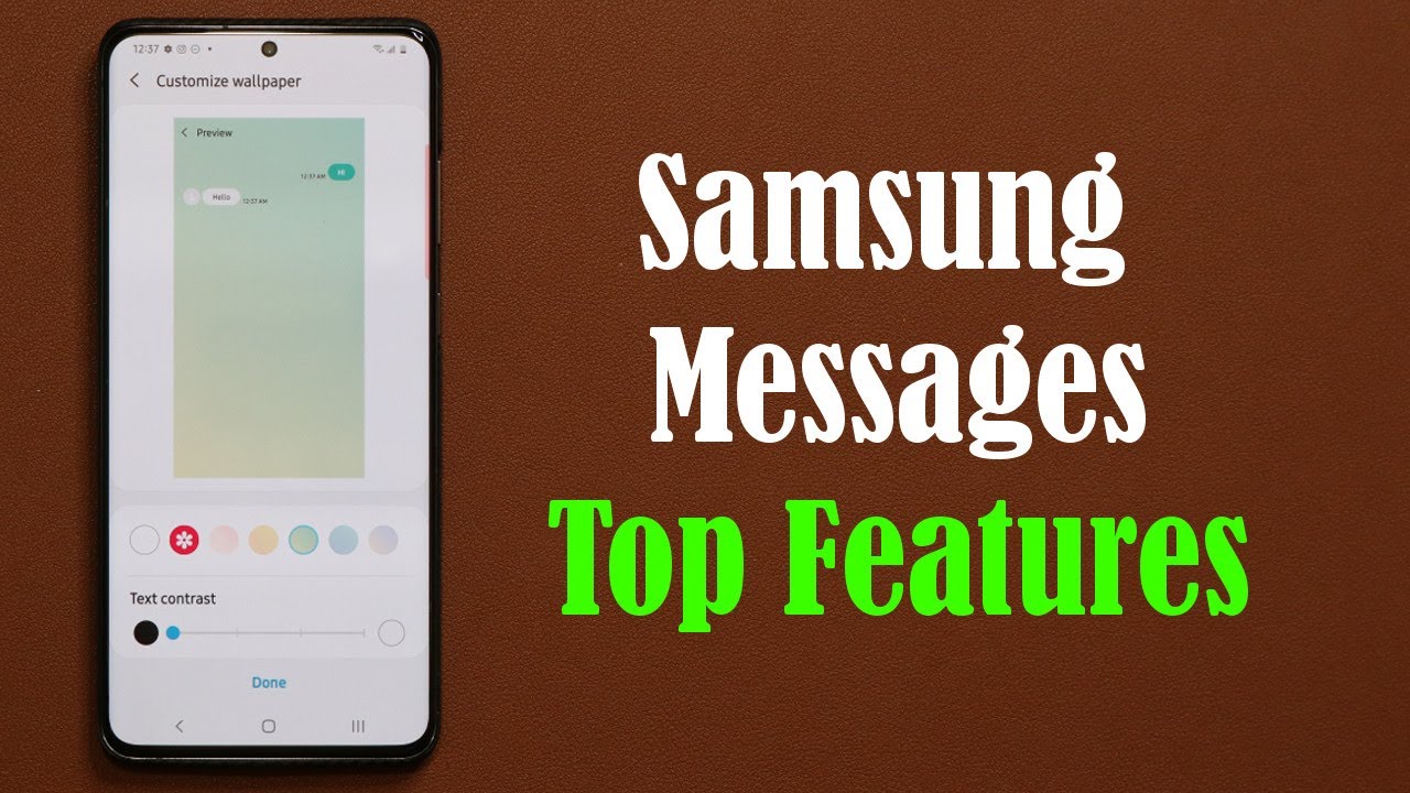 Top 3 Features for Samsung Messages App on your Galaxy (S20, Note 10, S10, etc)