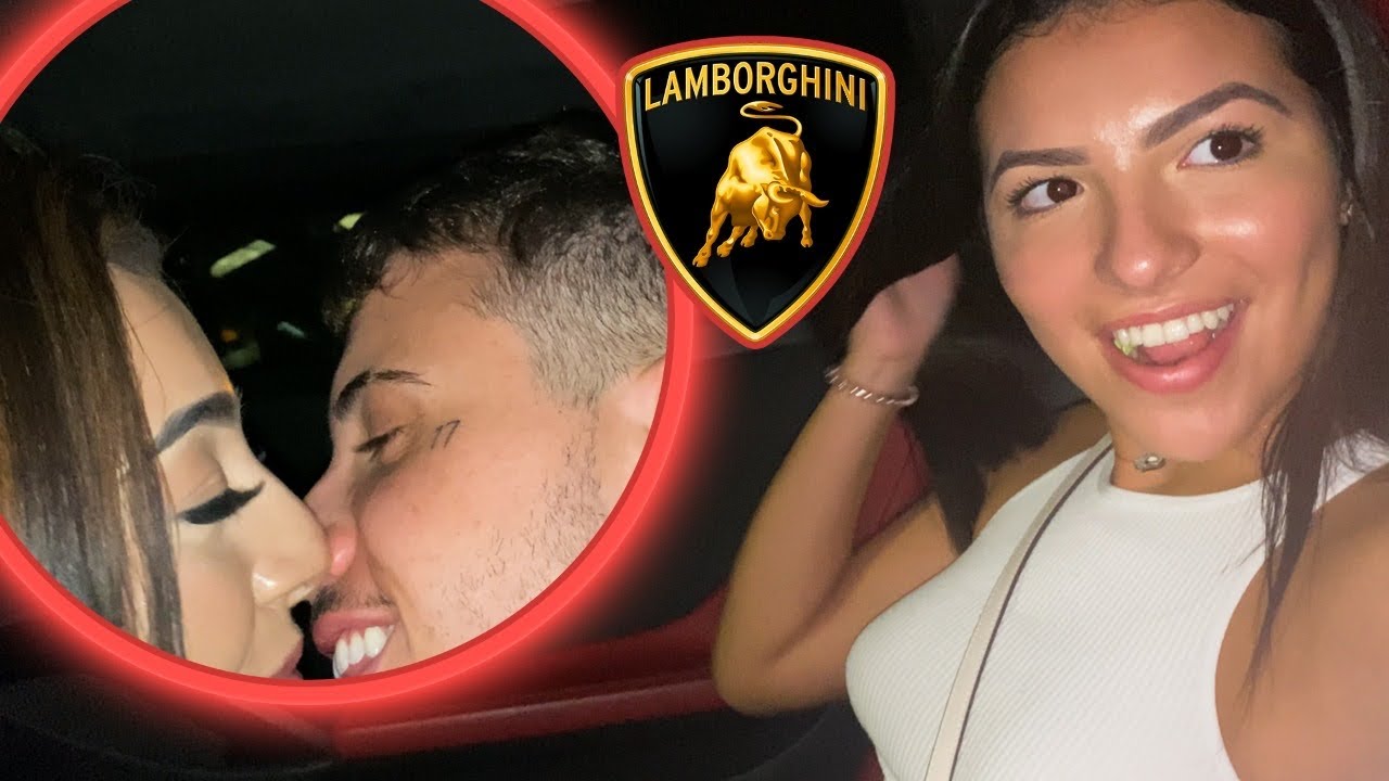 SAI DE LAMBORGHINI E BEIJEI A GRINGA!!