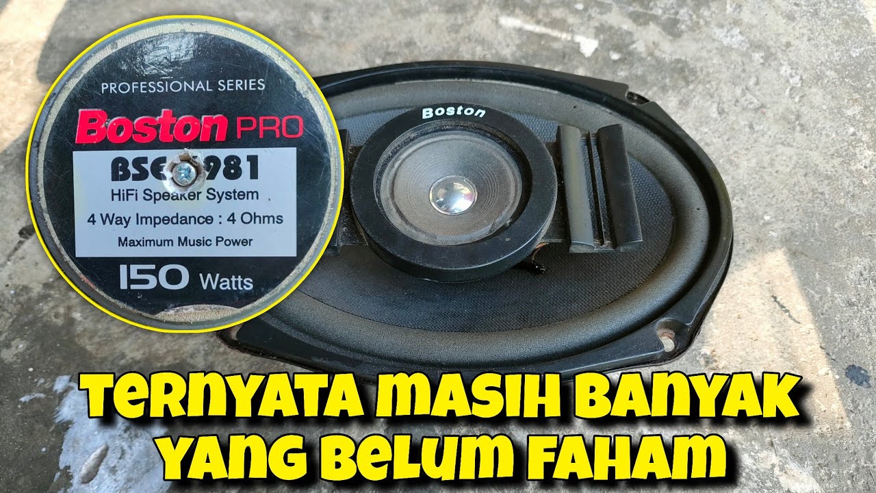 Speaker car repair voice coil. Speaker mobil menggunakan spul in out