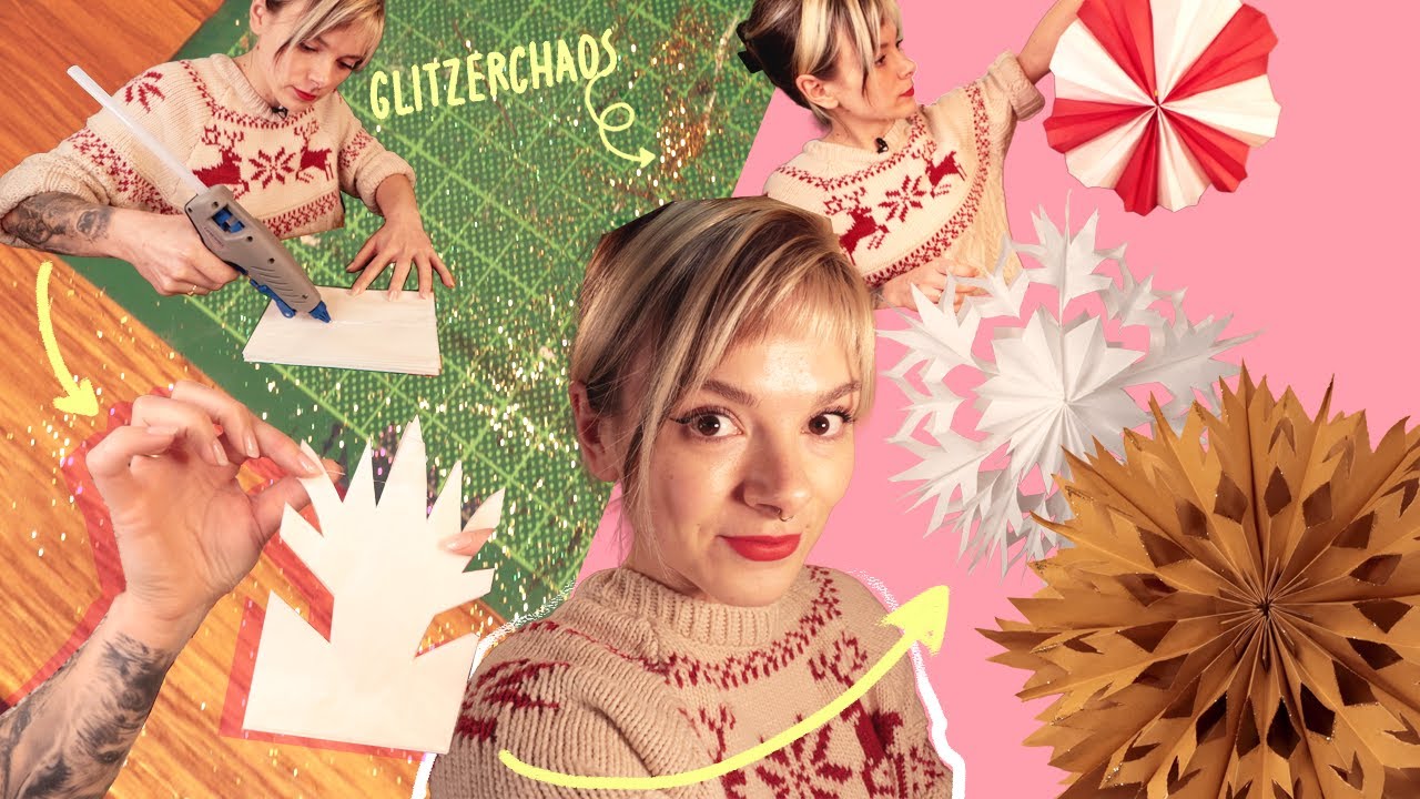 kreatives Hobby für den Winter: Papiersterne basteln! ✂️❄️
