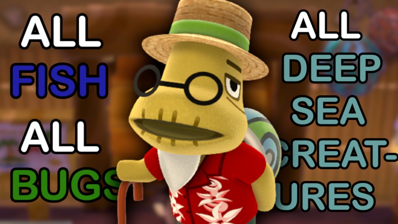 How FAST Can You Catch EVERY CREATURE on Tortimer's Island in Animal Crossing: New Leaf?