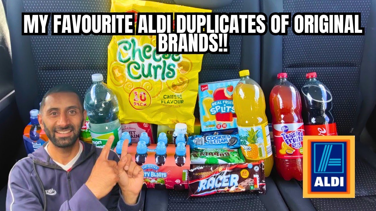 TRYING My Favourite ALDI DUPLICATES Of Original BRANDED Foods!