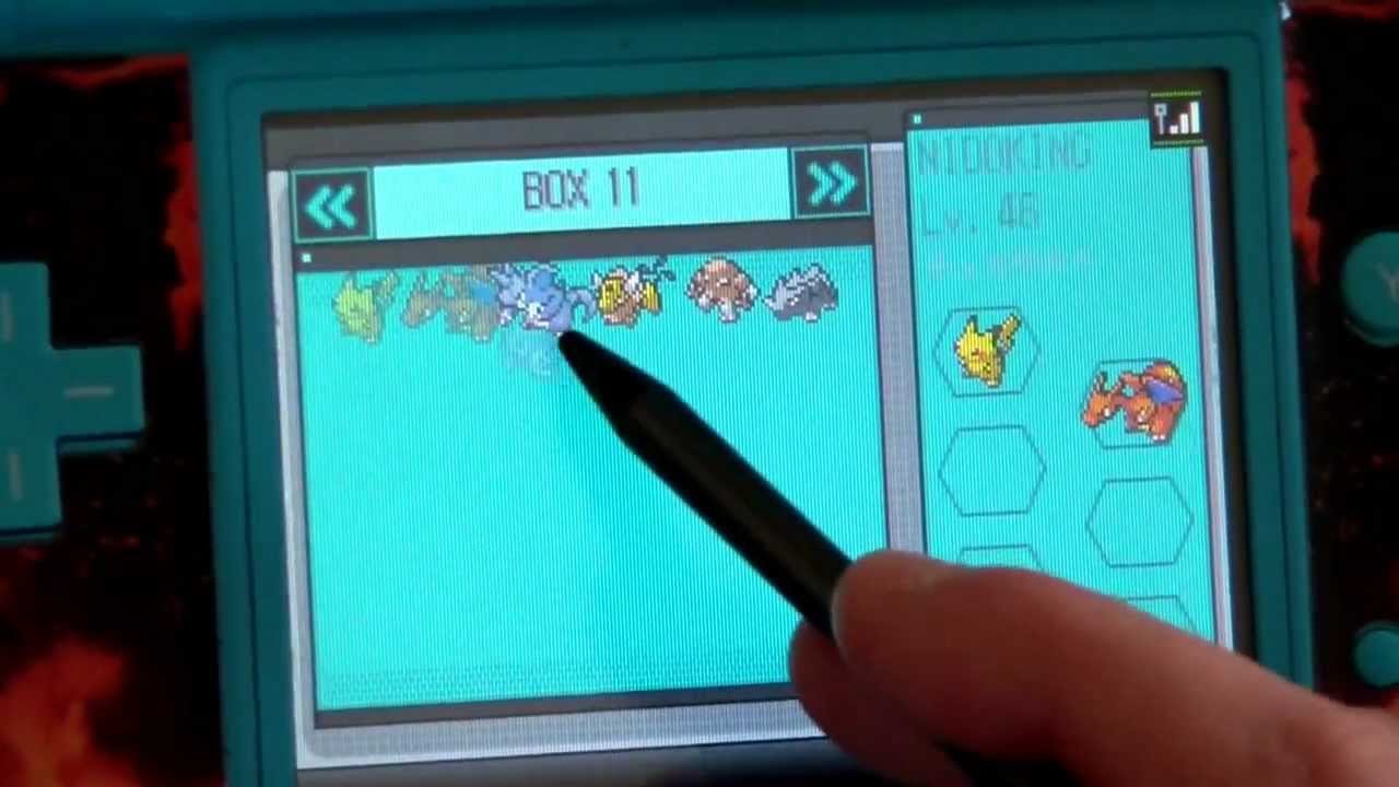 How to trade between Pokemon heart gold and white