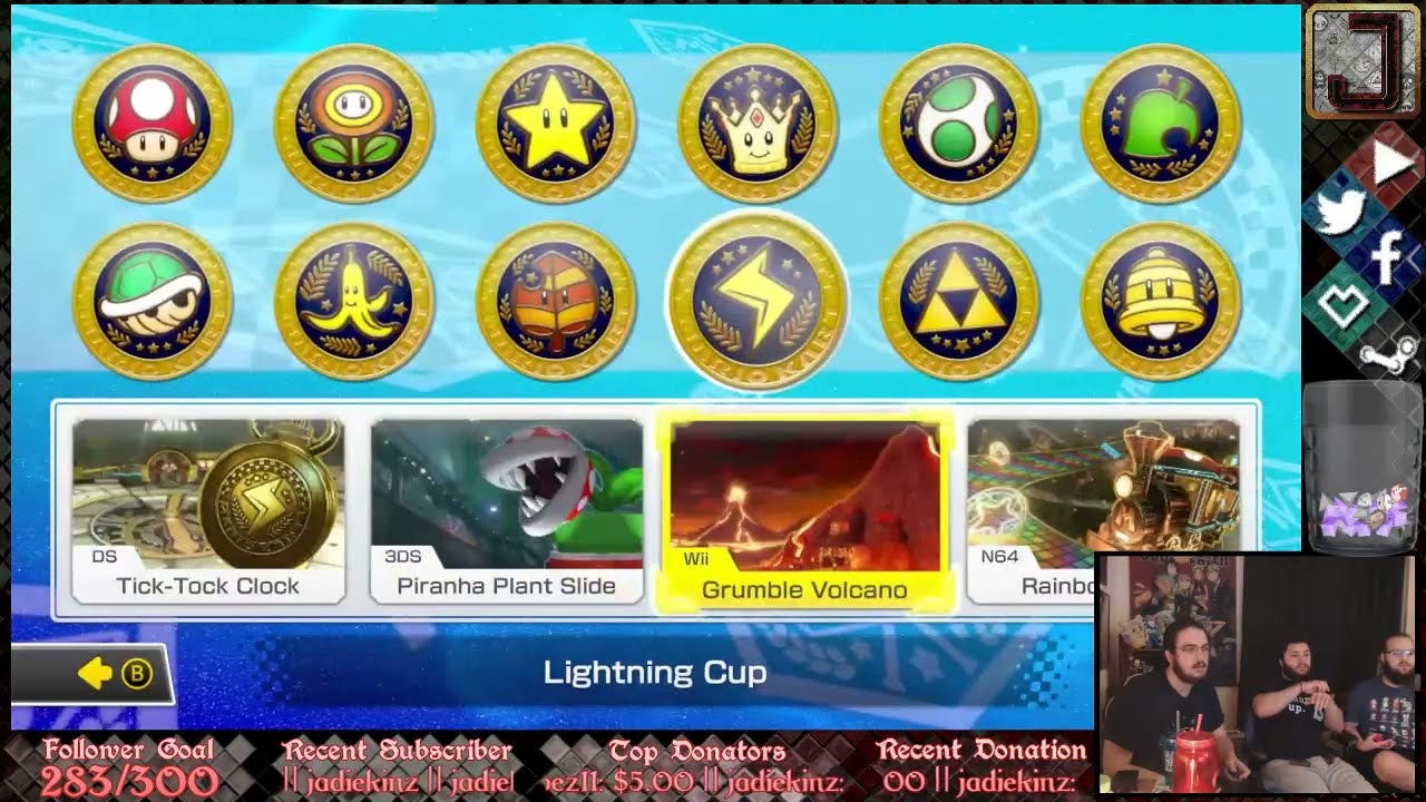 Switch Night Part 5 - Mario Kart 8 Deluxe Round 2 w/ Bobakanoosh & SacredSurvival
