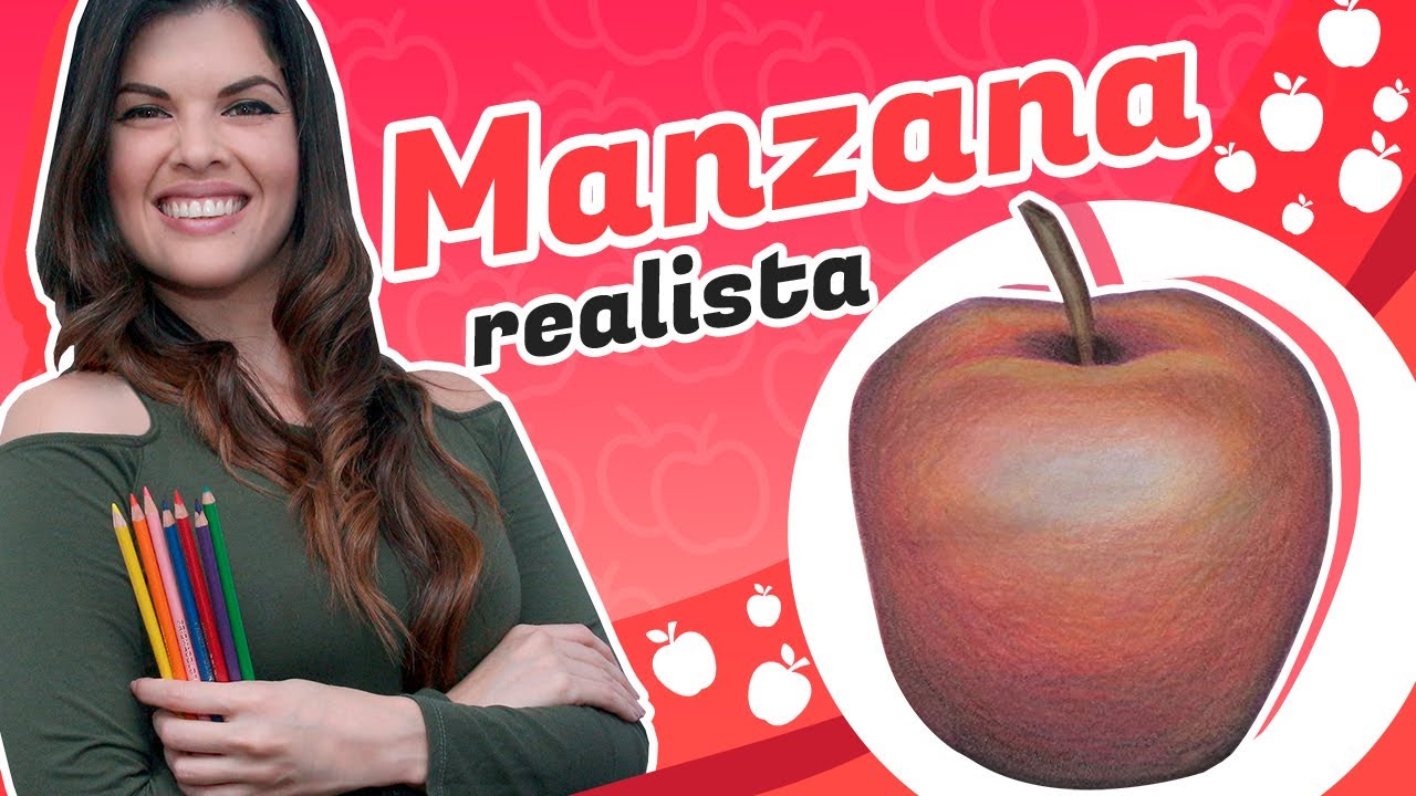 🔴 CURSO GRATIS 🔴de lápices de colores 🖍Clase 2/ MANZANA REALISTA🤩