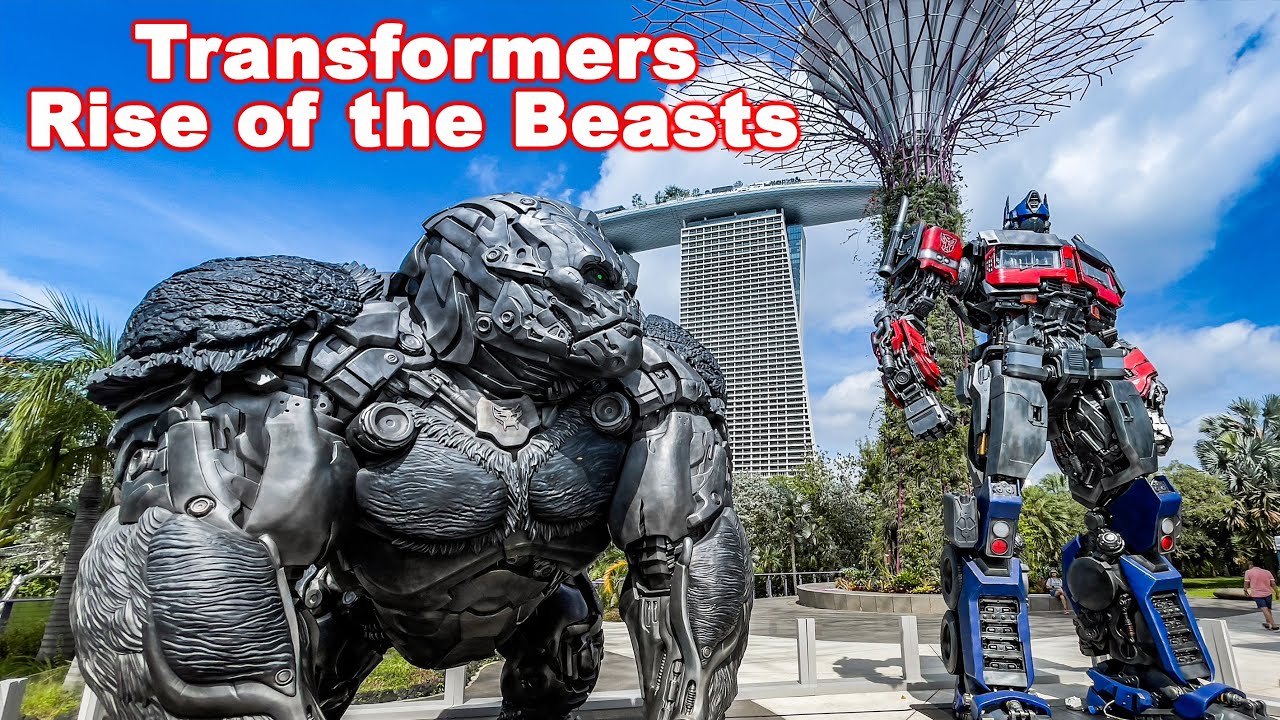 Transformers: Rise of the Beasts Statues World Tour  at Gardens By The Bay