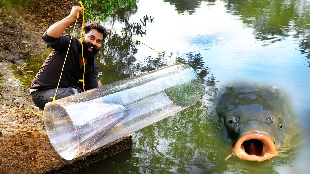 Transparent Fish Trap | അദൃശ്യമായ  മീൻ കെണി | M4 Tech |