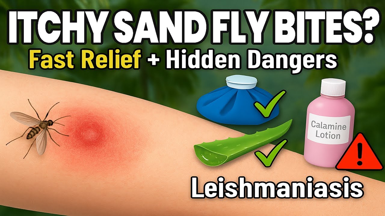 🦟 How to Treat Sandfly Bites FAST | Home Remedies, Prevention & Leishmaniasis Explained!