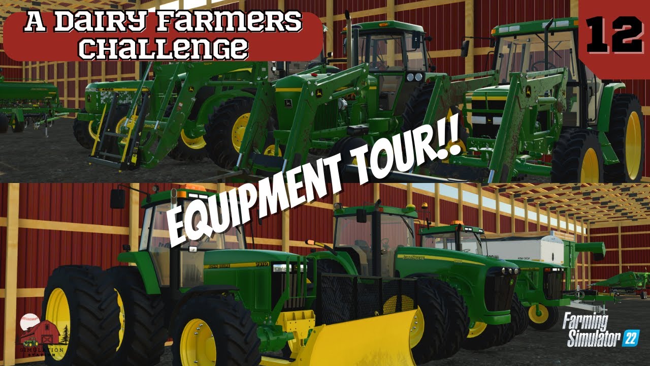 How About An EQUIPMENT TOUR! - A Dairy Farmers Challenge - Ep. 12 - Ashton Corners - Time-Lapse