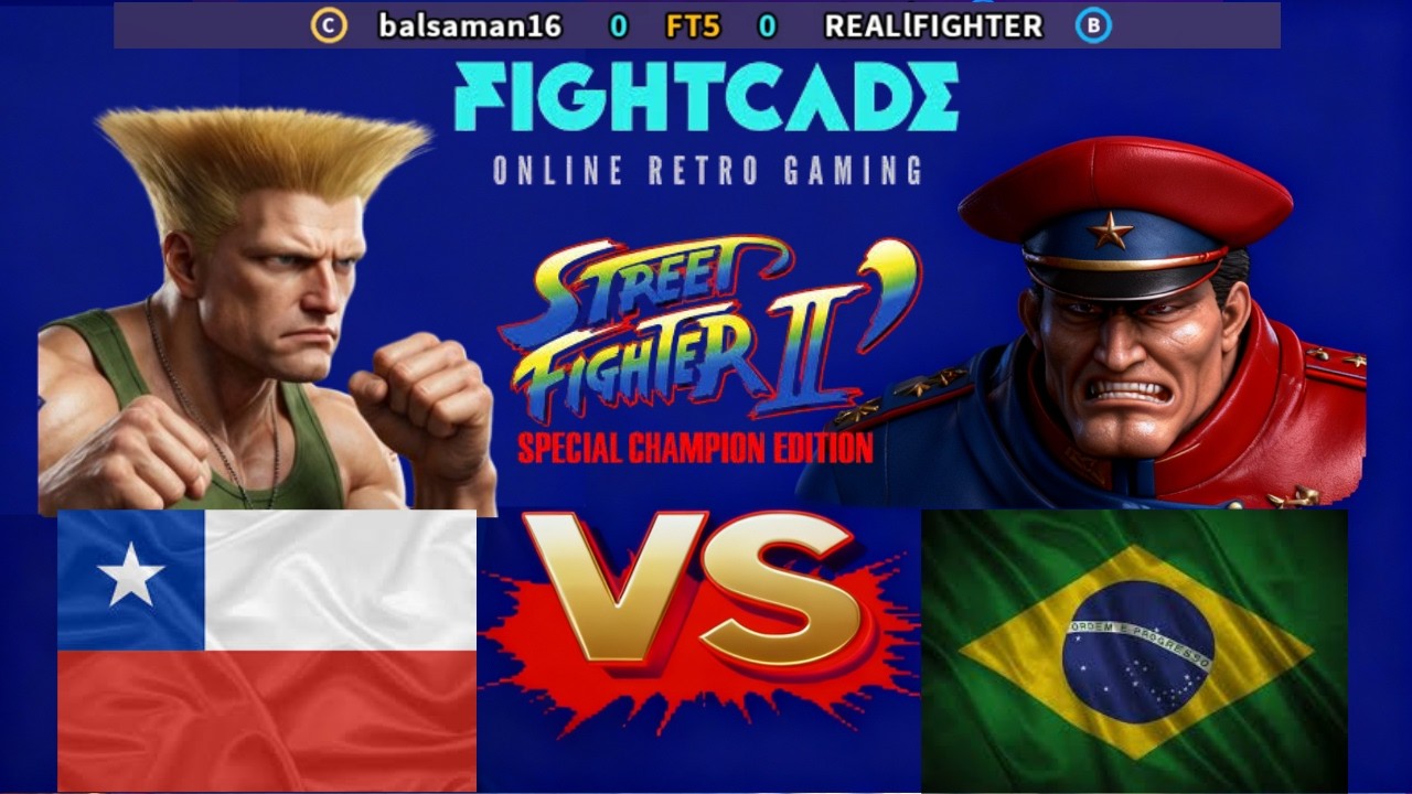 Street Fighter 2'CE balsaman16 vs REALFIGHTER FT5