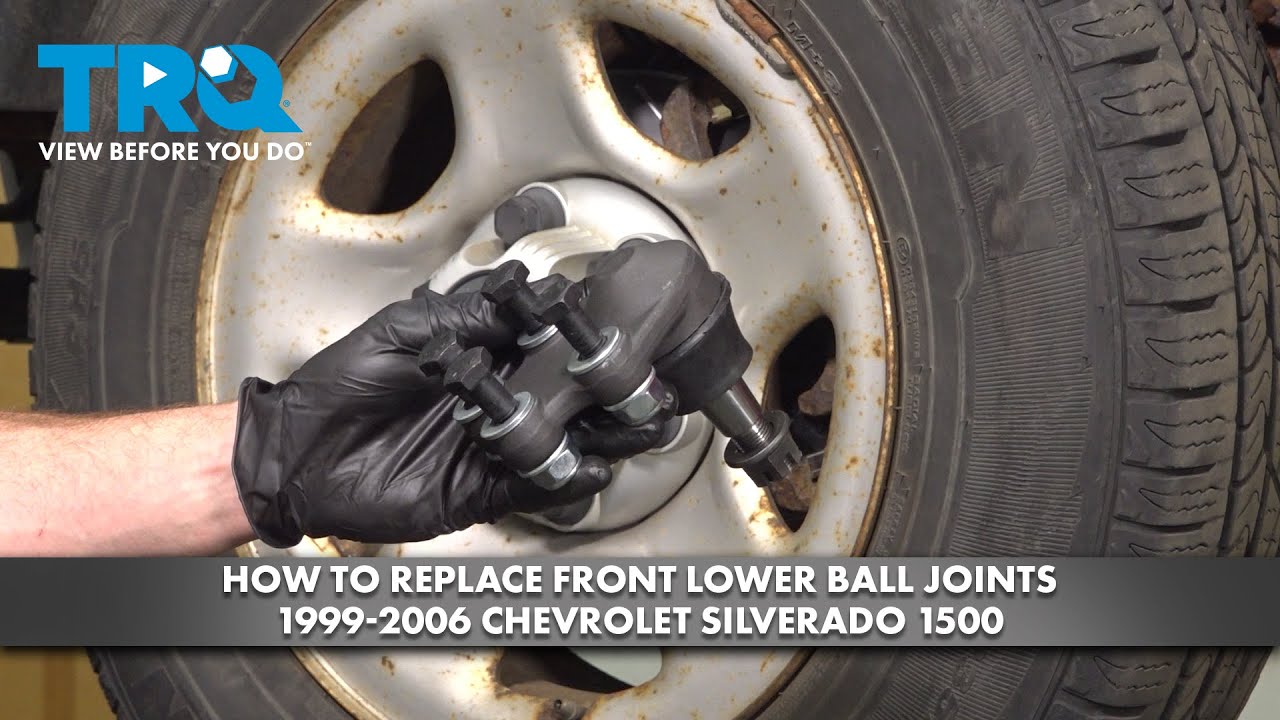 Как заменить передние нижние шаровые опоры Chevrolet Silverado 1500 1999-2006 гг.
