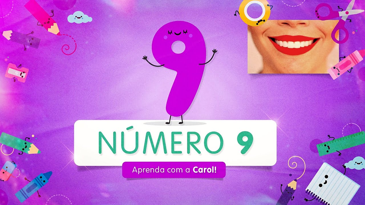 Número 9 💜 Vamos conhecer e aprender a falar um número novo? E mais vídeos!