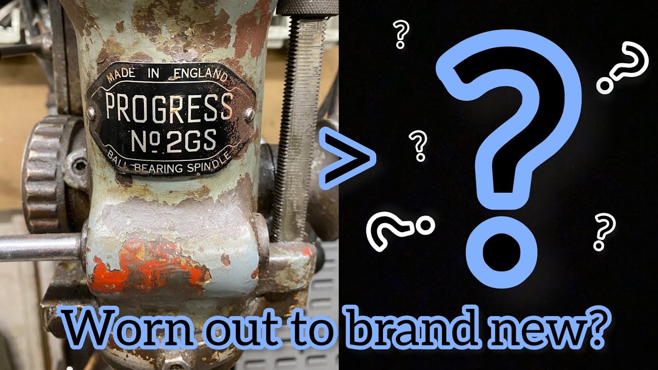 Elliott Progress No2GS Pillar Drill Complete Overhaul - Restoration Series Ep2