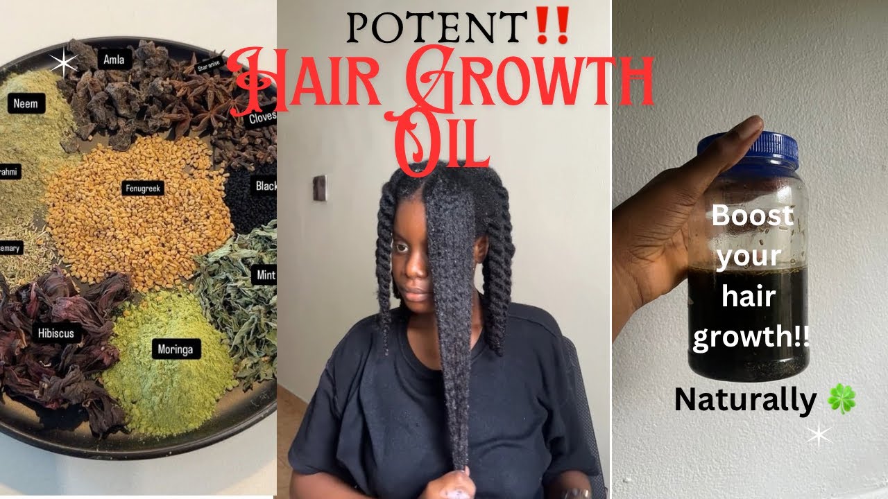 THE MOST POTENT HAIR GROWTH OIL|Easy Recipe for Amazing Result‼️