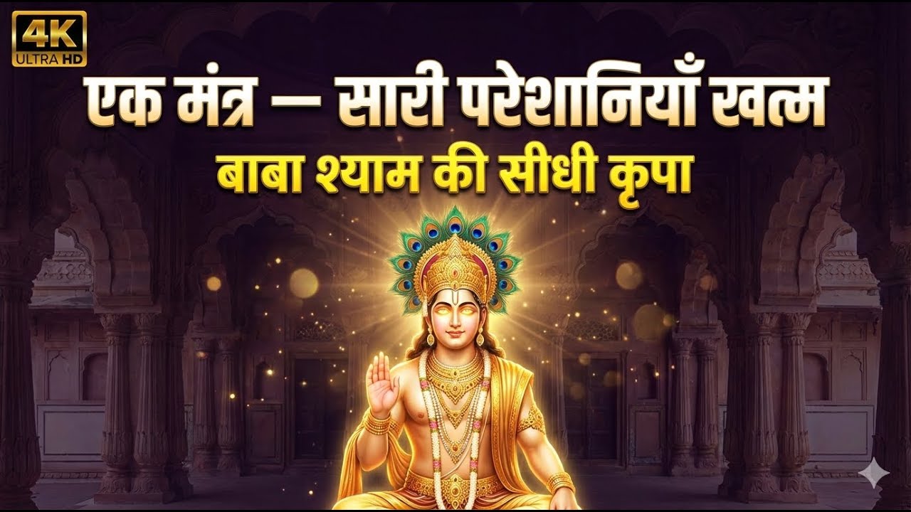 एक मंत्र जिससे खत्म होंगी सारी परेशानियाँ |बाबा श्याम की सीधी कृपा पाने का राज़ | Khatu Shyam Mantra