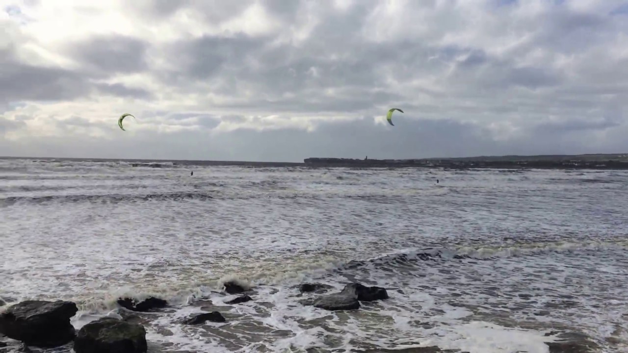 Kite Surfing at Lahinch Co. Clare Ireland