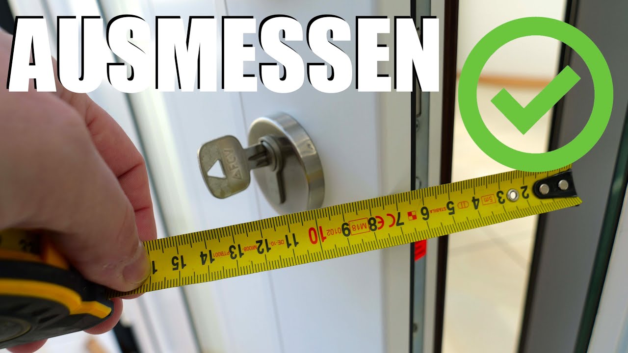 Schließzylinder messen und wechseln - SO GEHTS!
